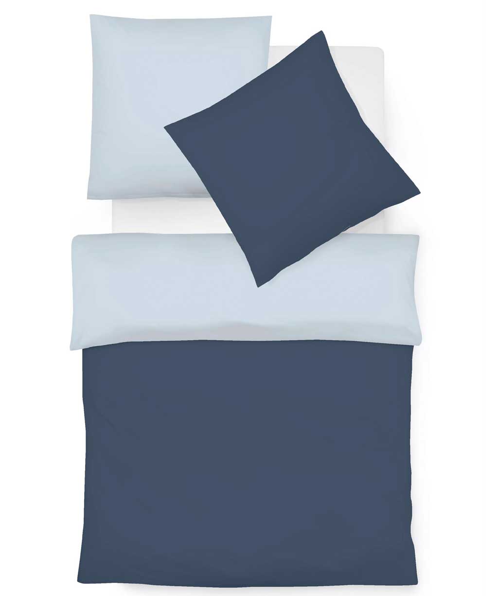 Provence-Leinen-baumoll-wendebettwasche-in-navy-blau-6560-von-fleuresse Leinen-Baumwoll Bettwäsche Provence W 6560 in navy-blau