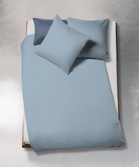 908200-174 Satin-Bettwäsche TopLine UNI Fjord