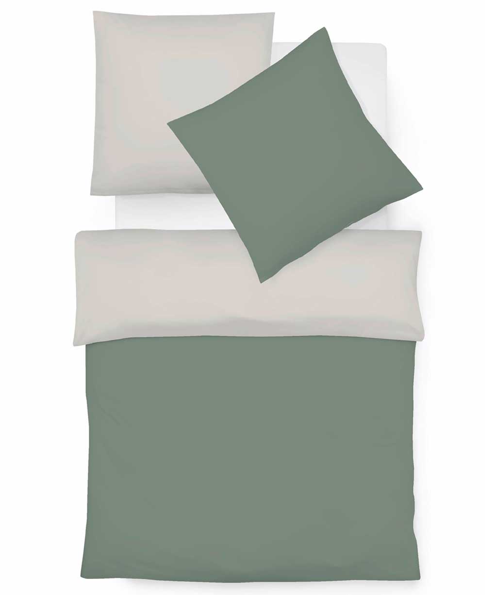 Provence-Leinen-baumoll-wendebettwasche-in-salbei-leinen-7090-von-fleuresse Leinen-Baumwoll Bettwäsche Provence W 7090 salbei-leinen