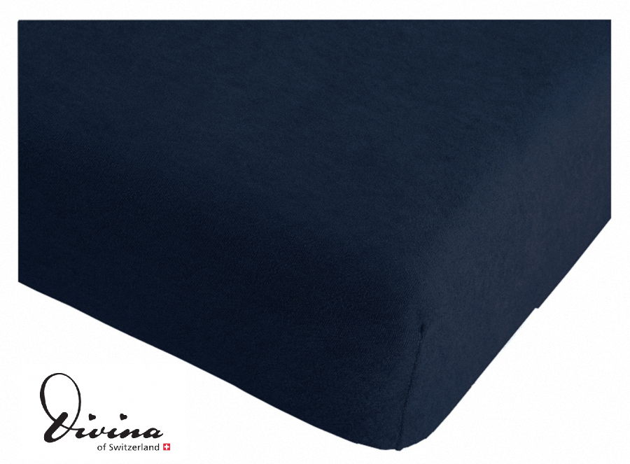 Econome-navy-79 Econome Frotté-Fixleintuch in royal