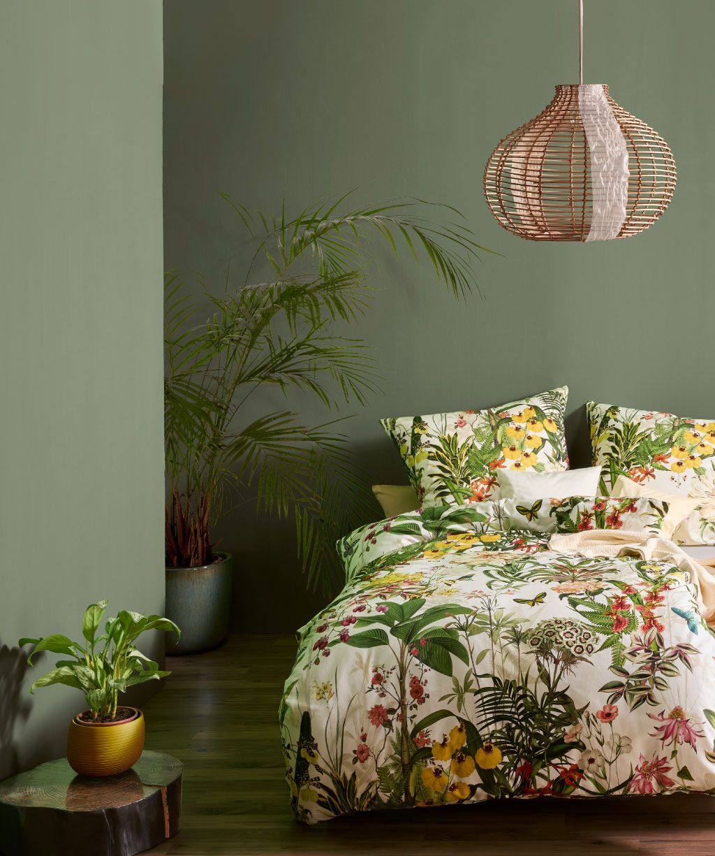 Satin-Bettwäsche Bed Art S Bunt