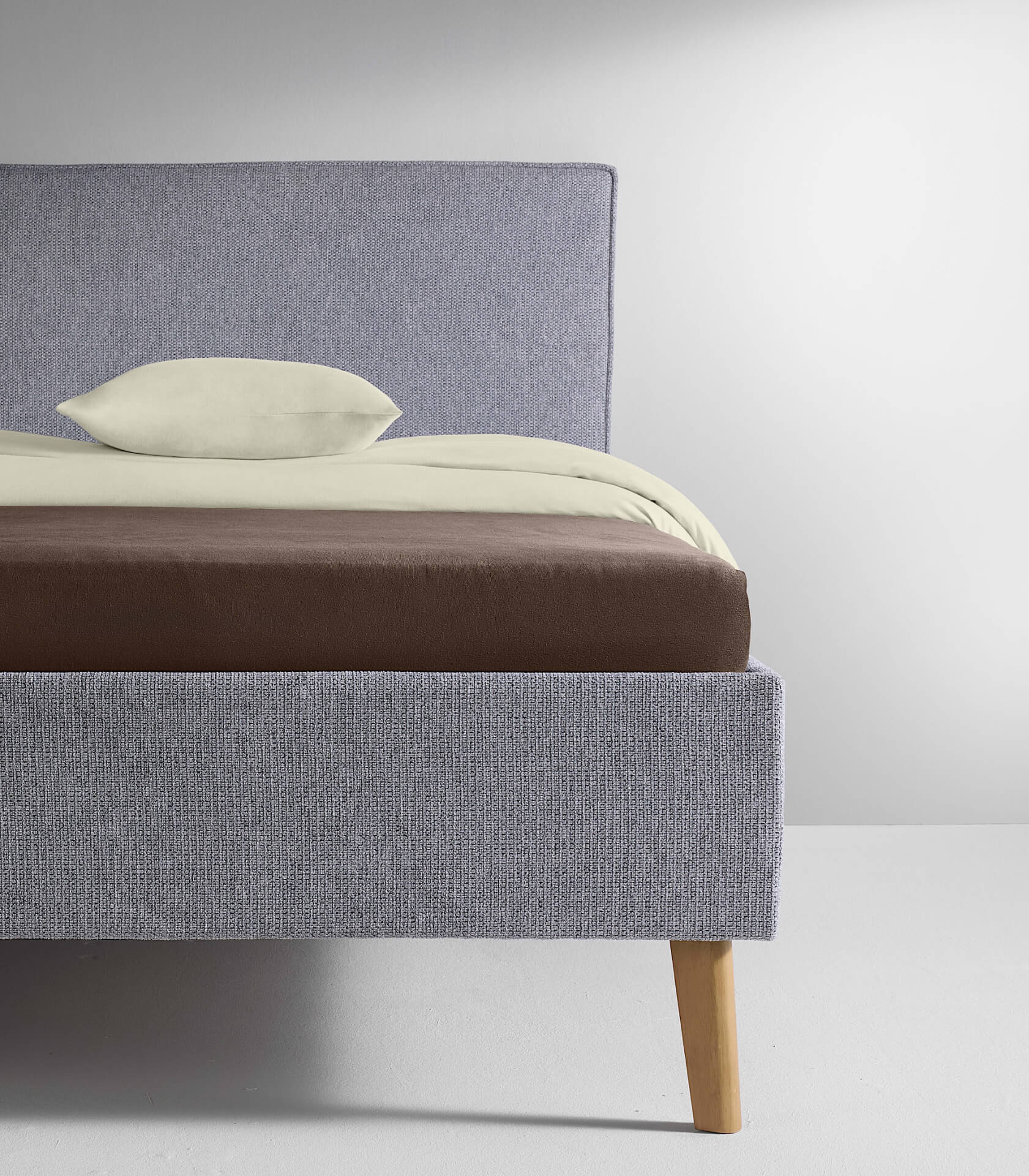 Fixleintuch Jersey Comfort Dunkelbraun