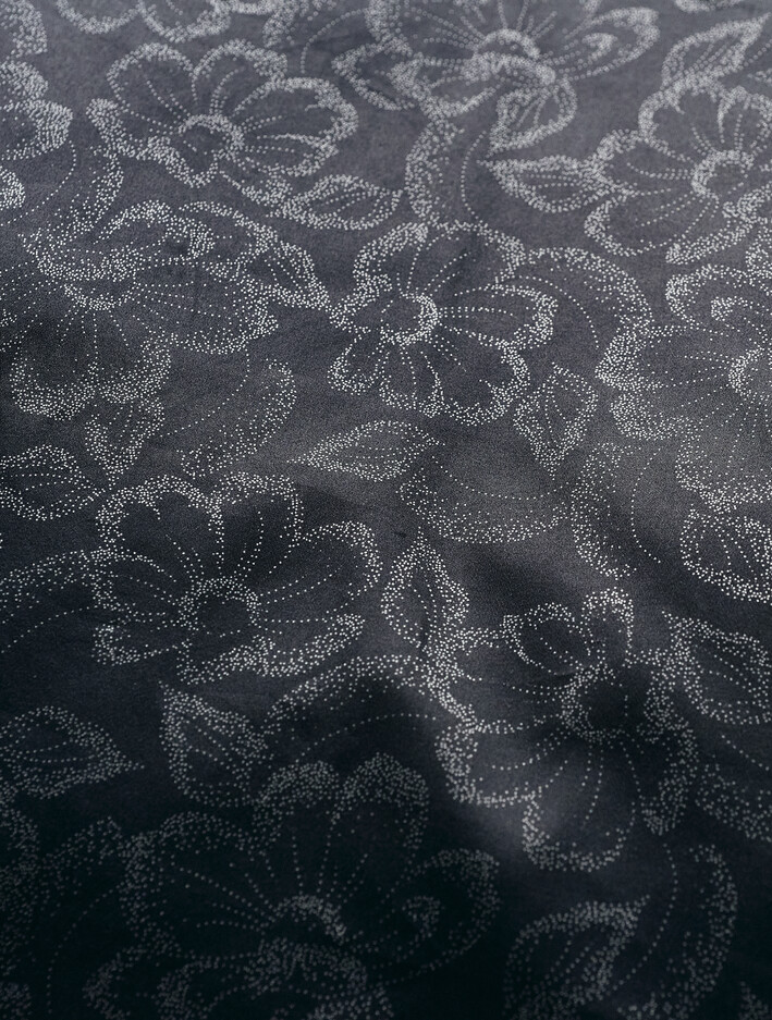 Mako-Satin Bettwäsche Purahi foncé