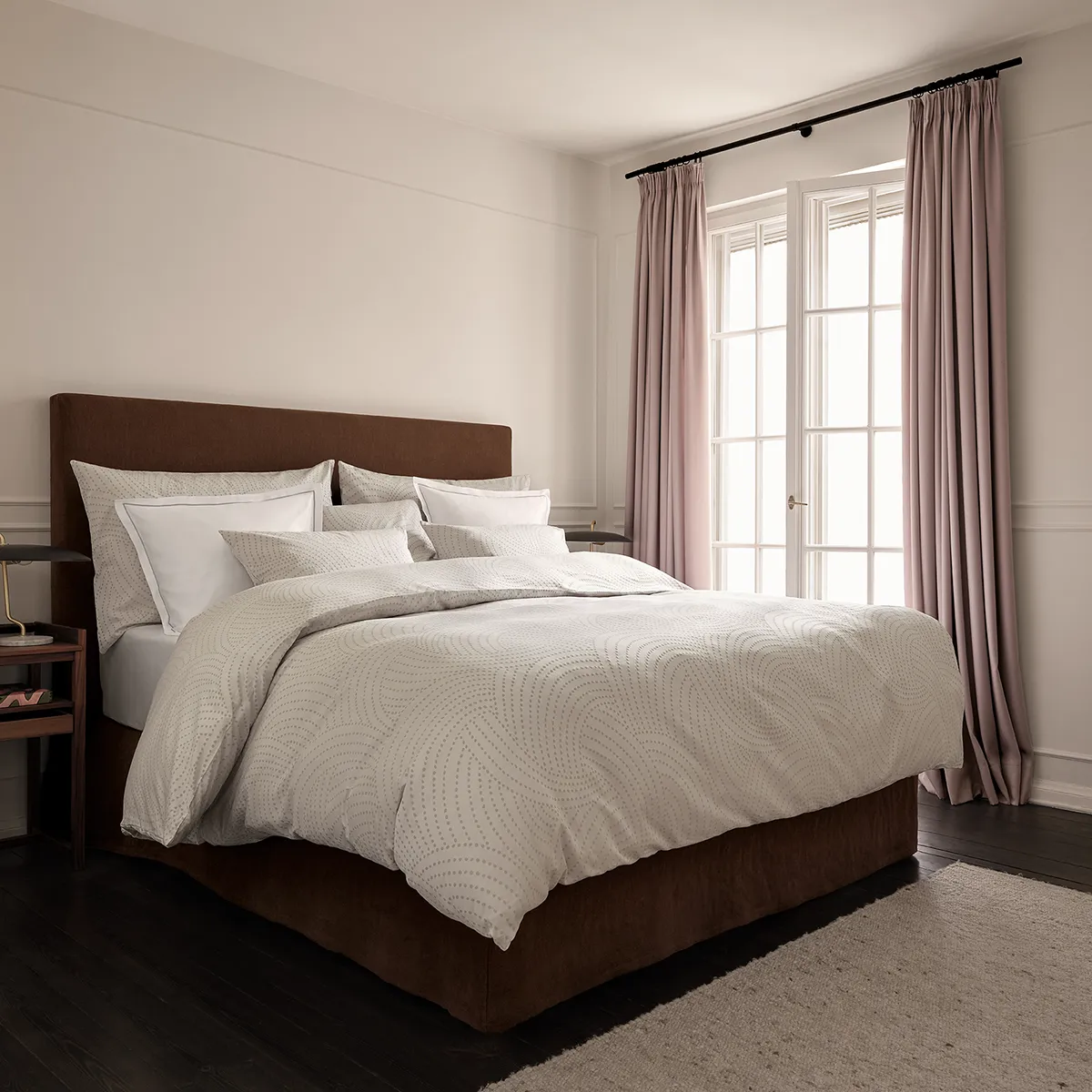 Jacquard-Bettwäsche YAEL beige Jacquard-Bettwäsche YAEL beige