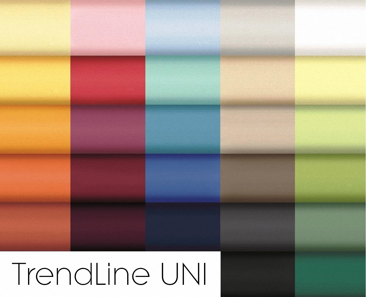 Farbenauswahl Percal-Fixleintücher TrendLine UNI