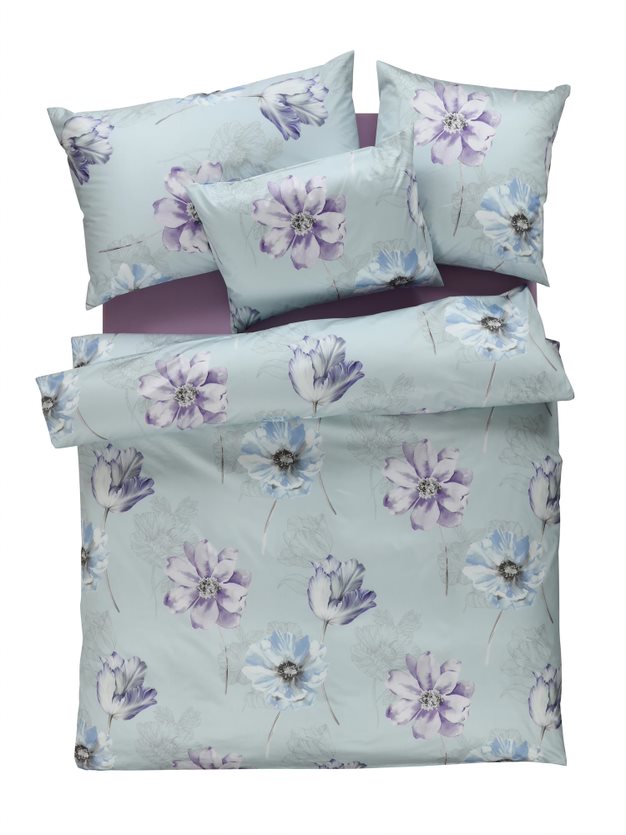 50-298-02-Smilla-blau-Bettwasche Tamara R Bettwäsche satin Smilla blau