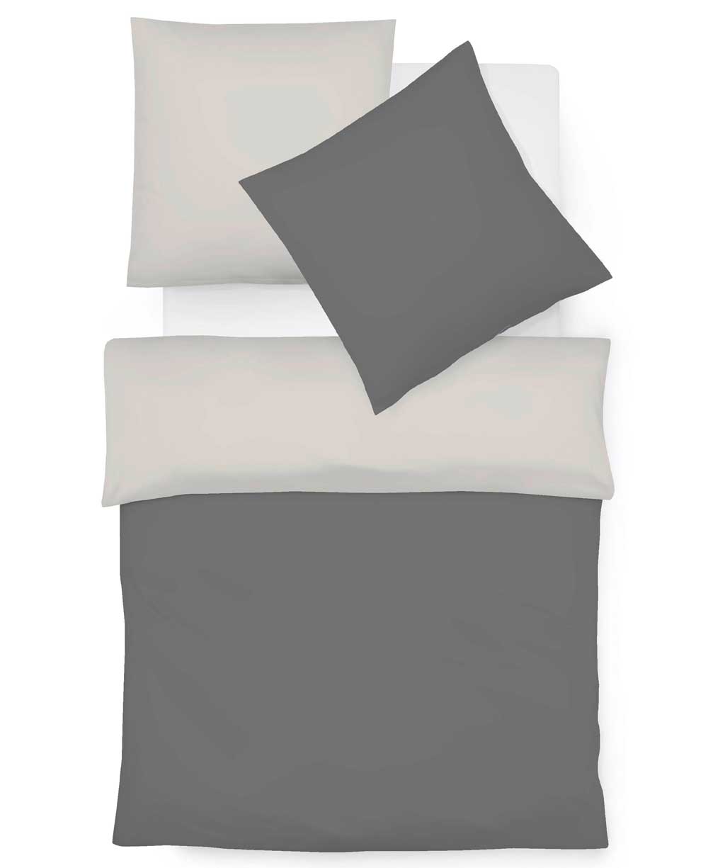 Provence-Leinen-baumoll-wendebettwasche-in-schiefer-leinen-5890-von-fleuresse Leinen-Baumwoll Bettwäsche Provence W 5890 schiefergrau-leinen