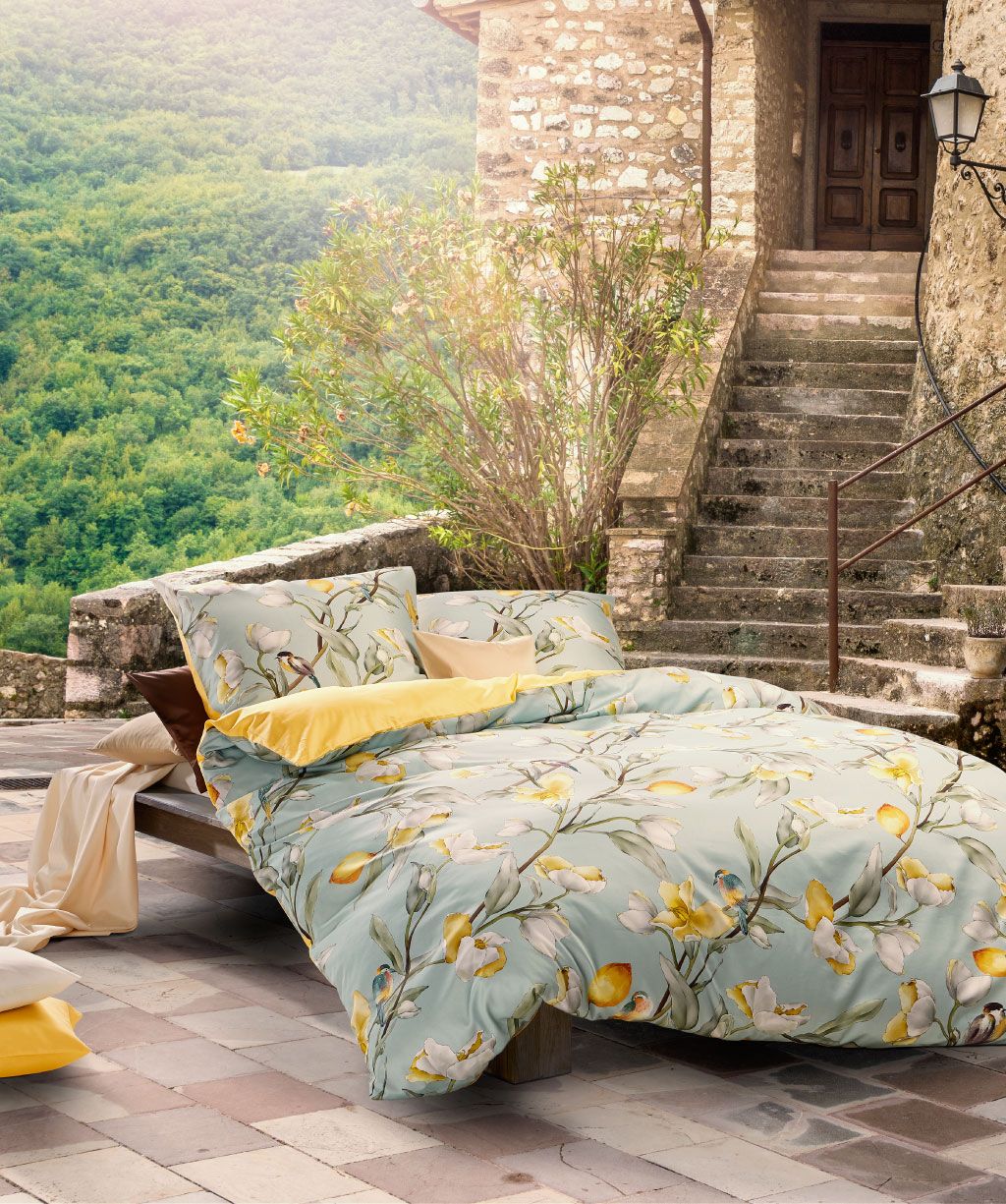 Bettwäsche mit sonnengelben Zitronen Bettwäsche mit sonnengelben Zitronen