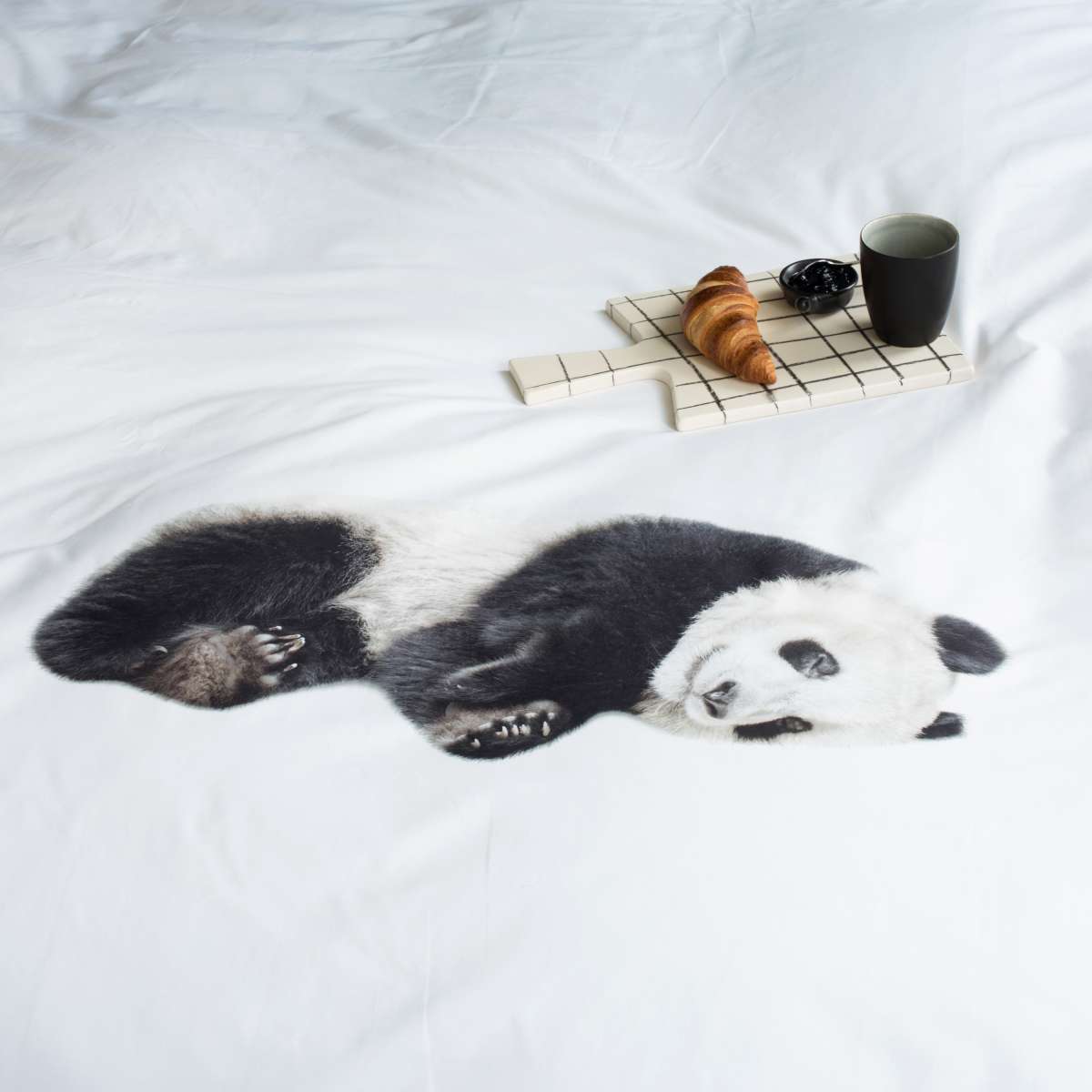 Hochwertiger Fotodruck Panda im Schlaf