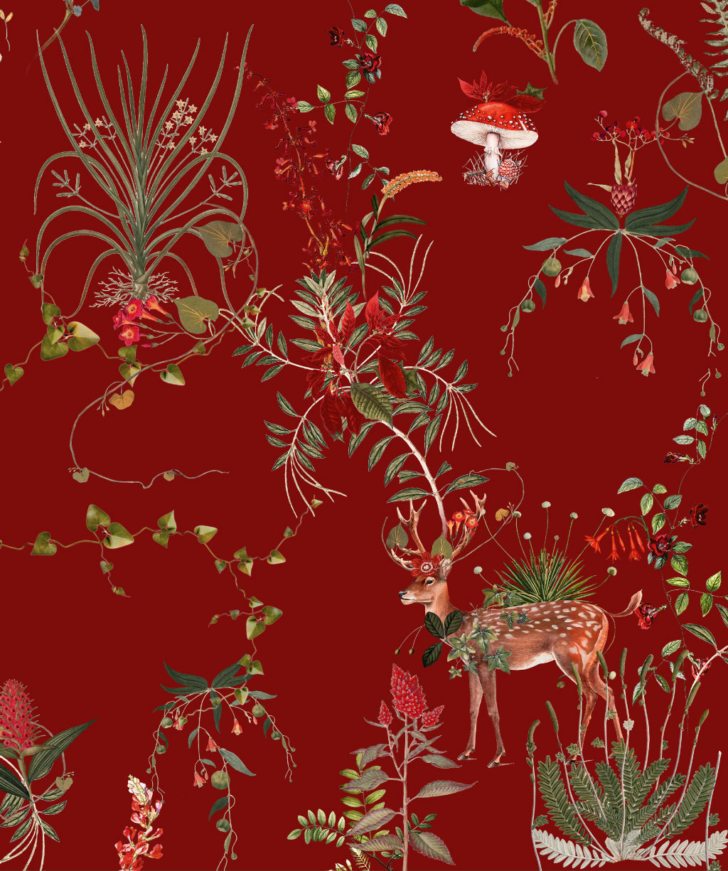 Detailmotiv-4291-4-marsala-rot-von-fleuresse Motivdetail 4291.4 Marsala von fleuresse