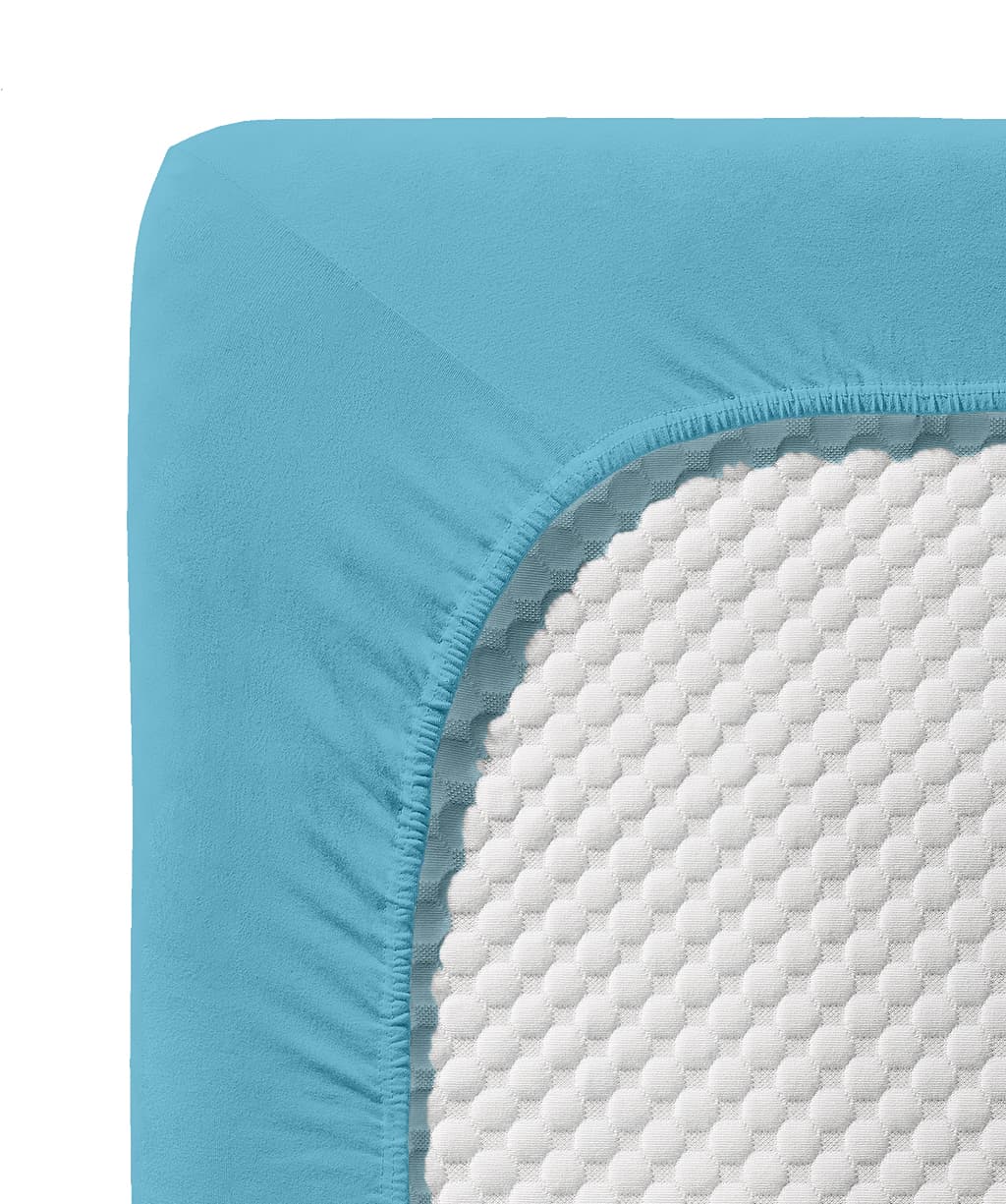 Comfort XL-Fixleintuch Jersey Petrol