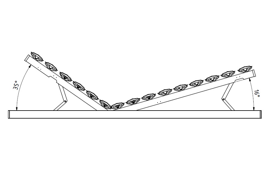 Detailzeichnung-von-Lattenrost-Ultrafree-RF Detailzeichnung Systemrahmen Ultrafree mit Rücken- u. Fussteil verstellbar