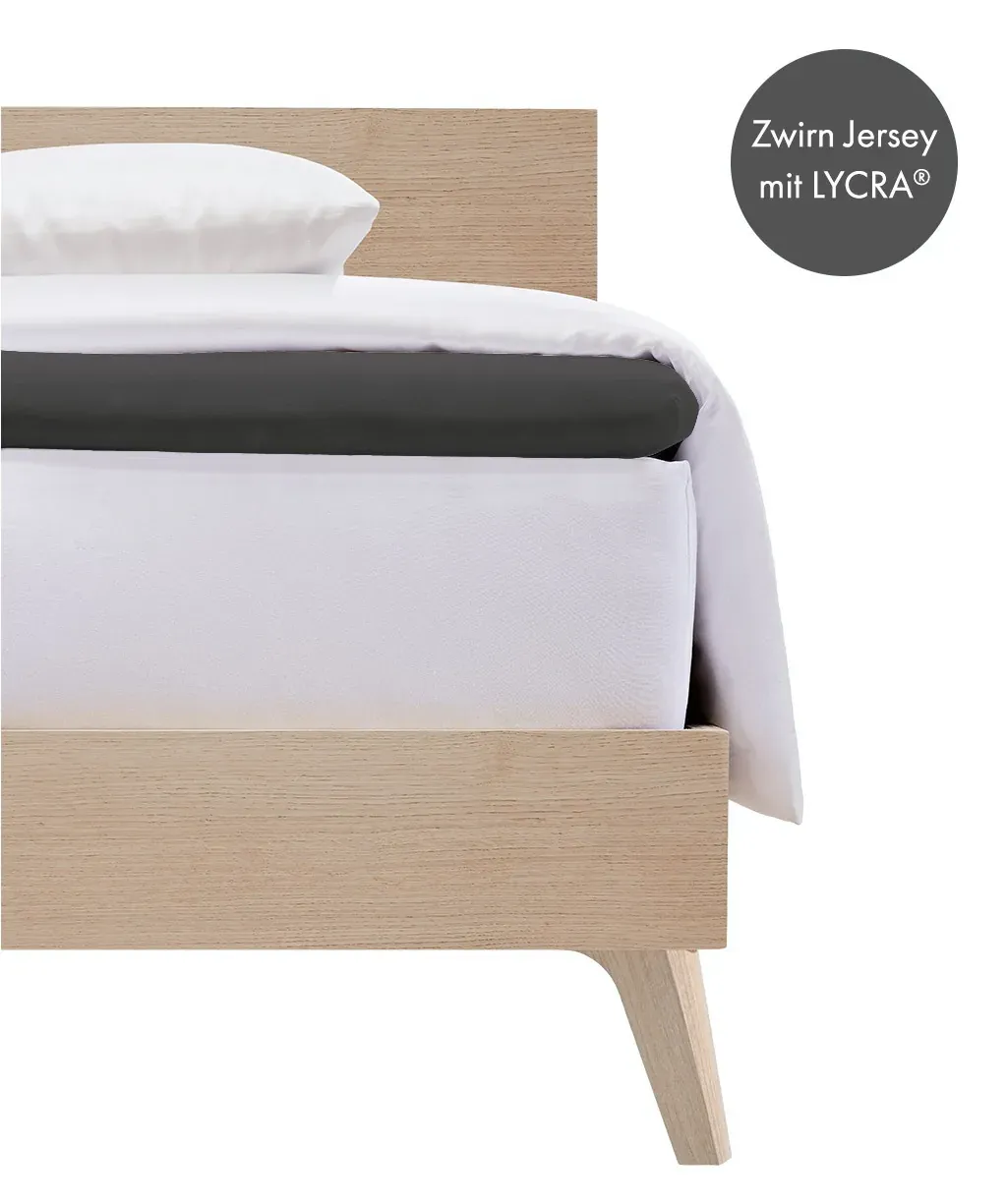 Comfort Topper-Fixleintuch Jersey Anthrazit