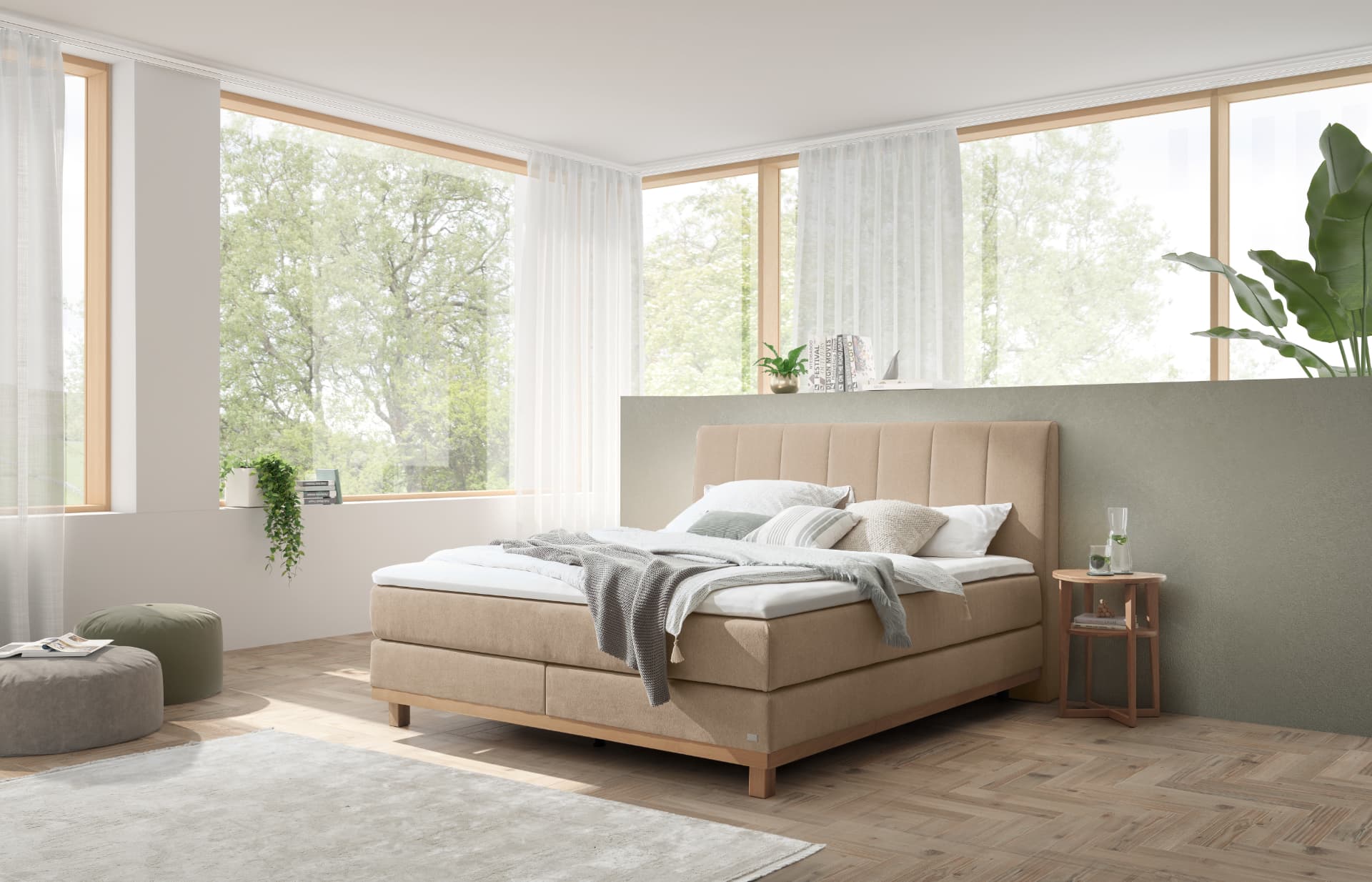 Boxspringbett Estela 140x200 Glamour-Top Boxspringbett Estela 140x200 Glamour-Top