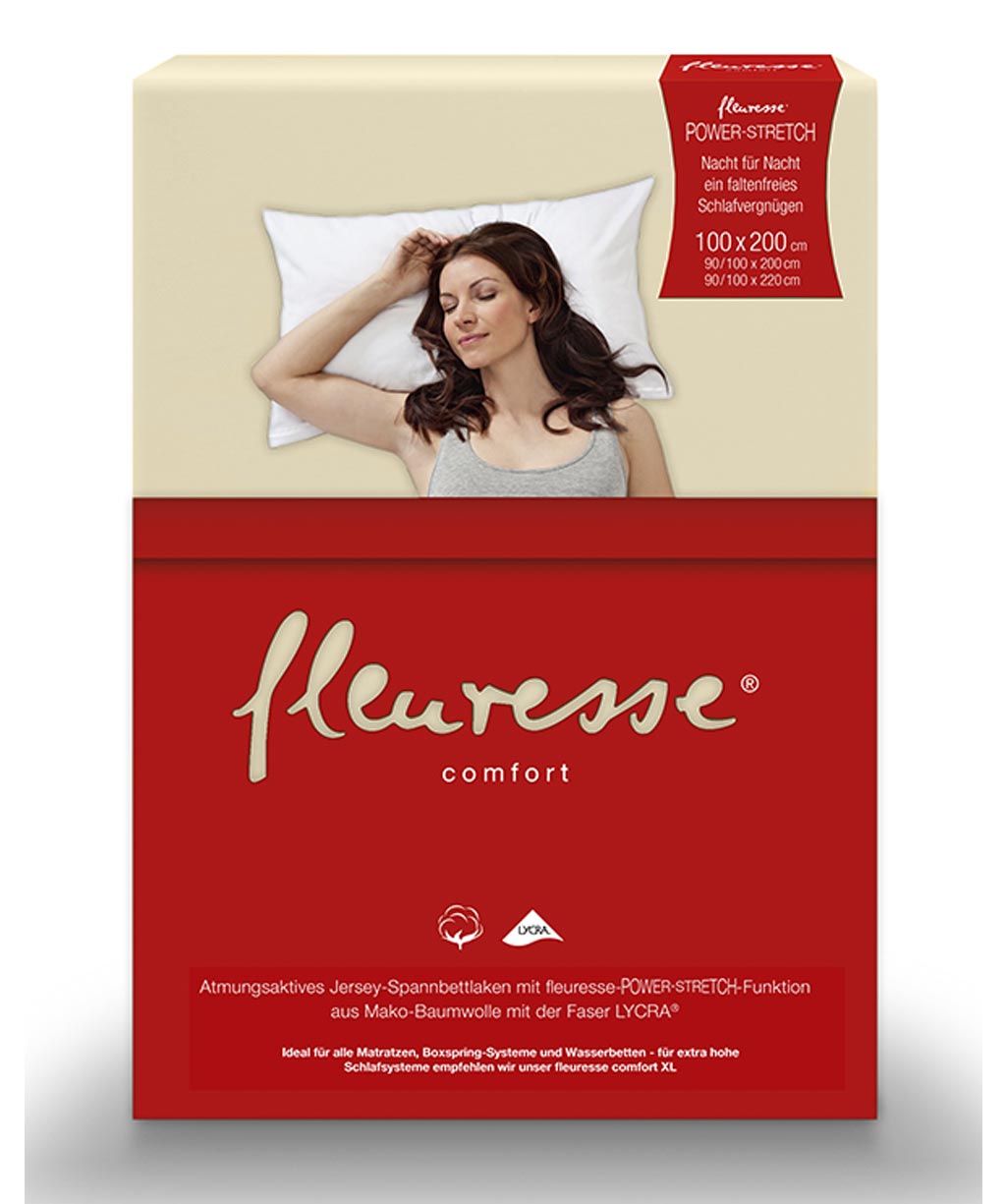 Comfort Fixleintuch Vanille