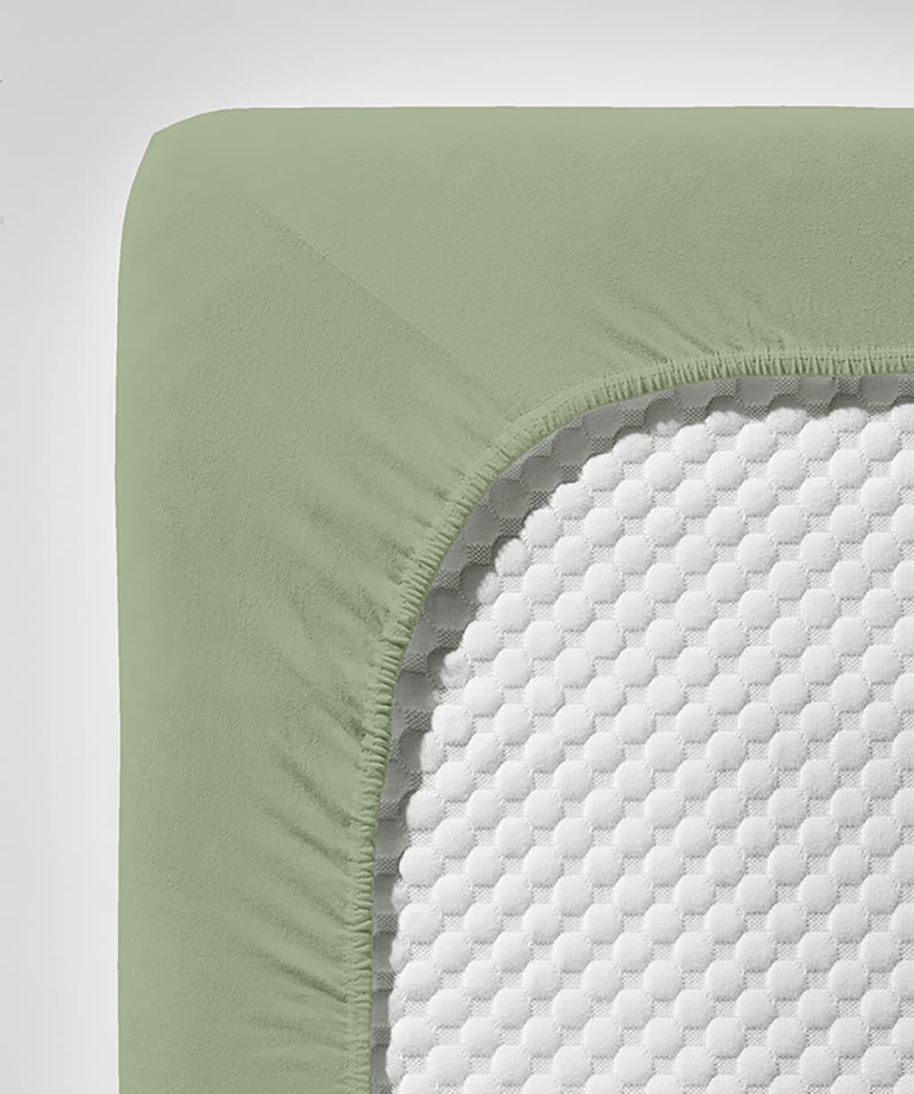 Comfort XL-Fixleintuch Jersey Salbei