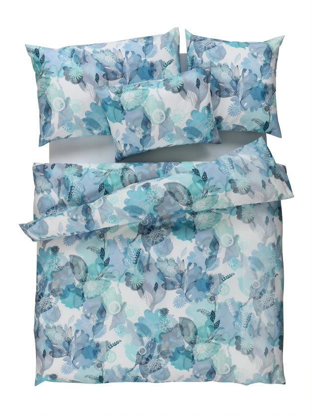 10-250-02-Lara-blau-Bettwasche Tamara R Emotion Bettwäsche Lara in blau