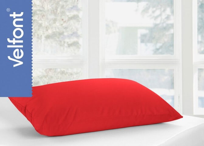 velfont_kissenbezug_respira_korallenrot Kissenbezug Respira in rot