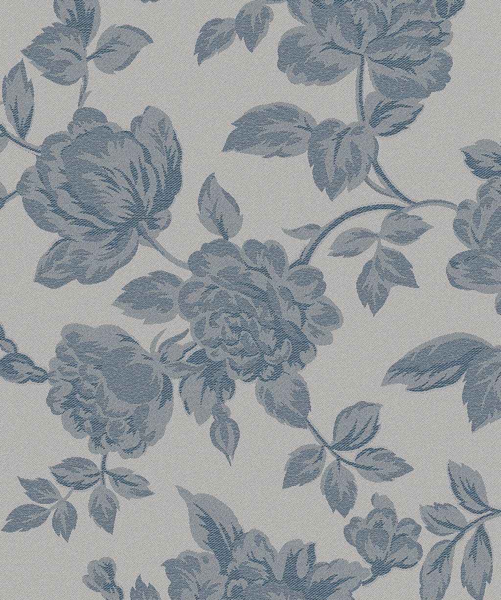 Black Premium Tencel-Bettwäsche Blumen grau