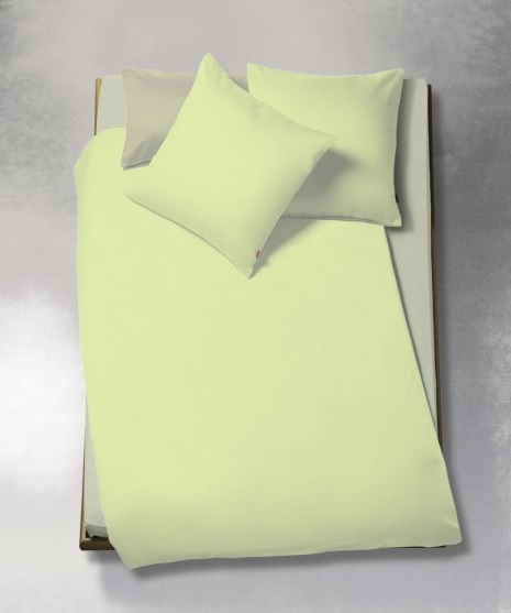 908200-52 Satin-Bettwäsche TopLine UNI Hellgrün