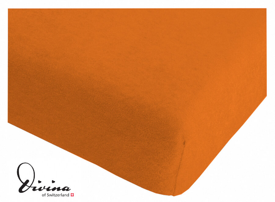 Econome Frotté-Fixleintuch in mango