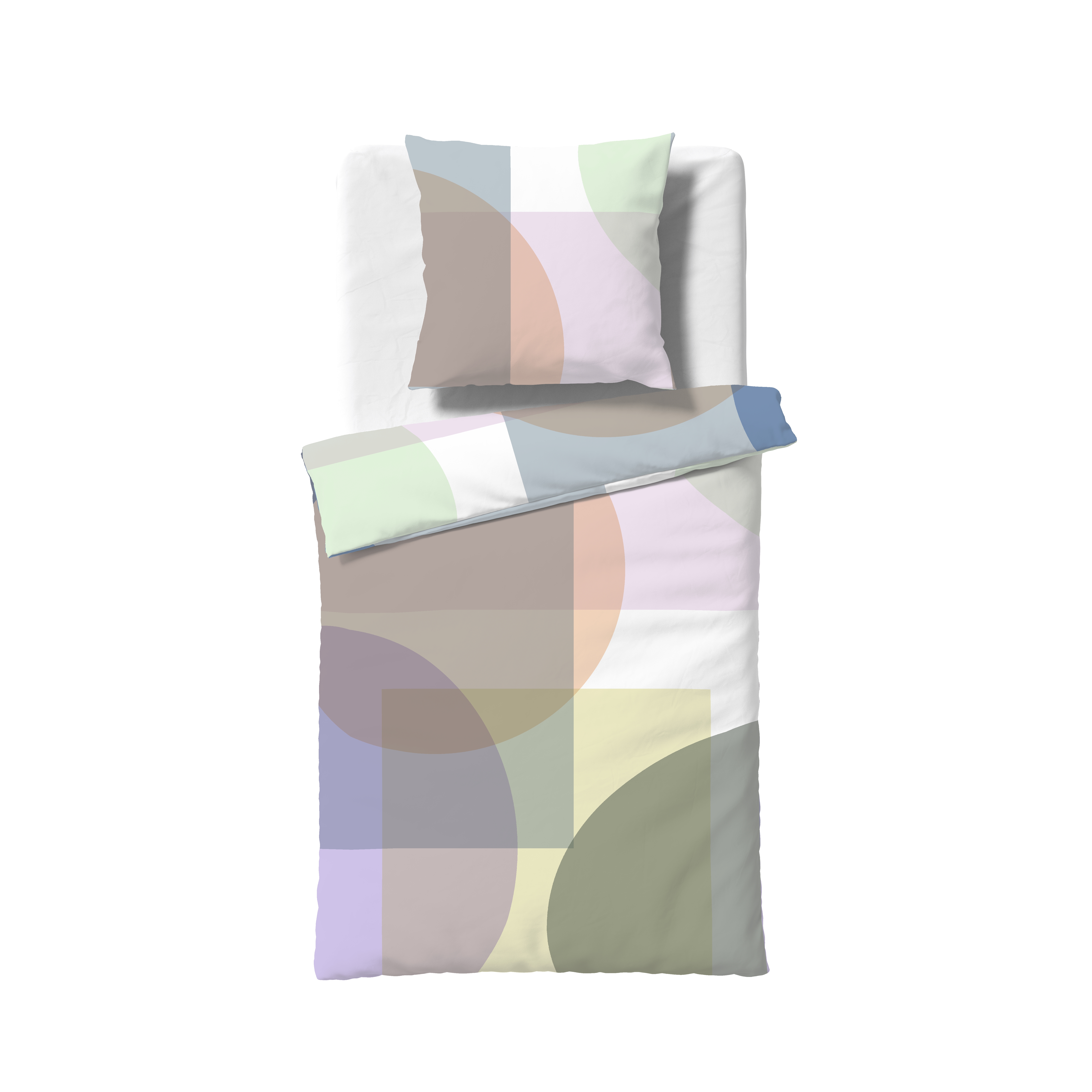 Bed Art S Mako-Satin Bettwäsche – Aquarell Multicolor