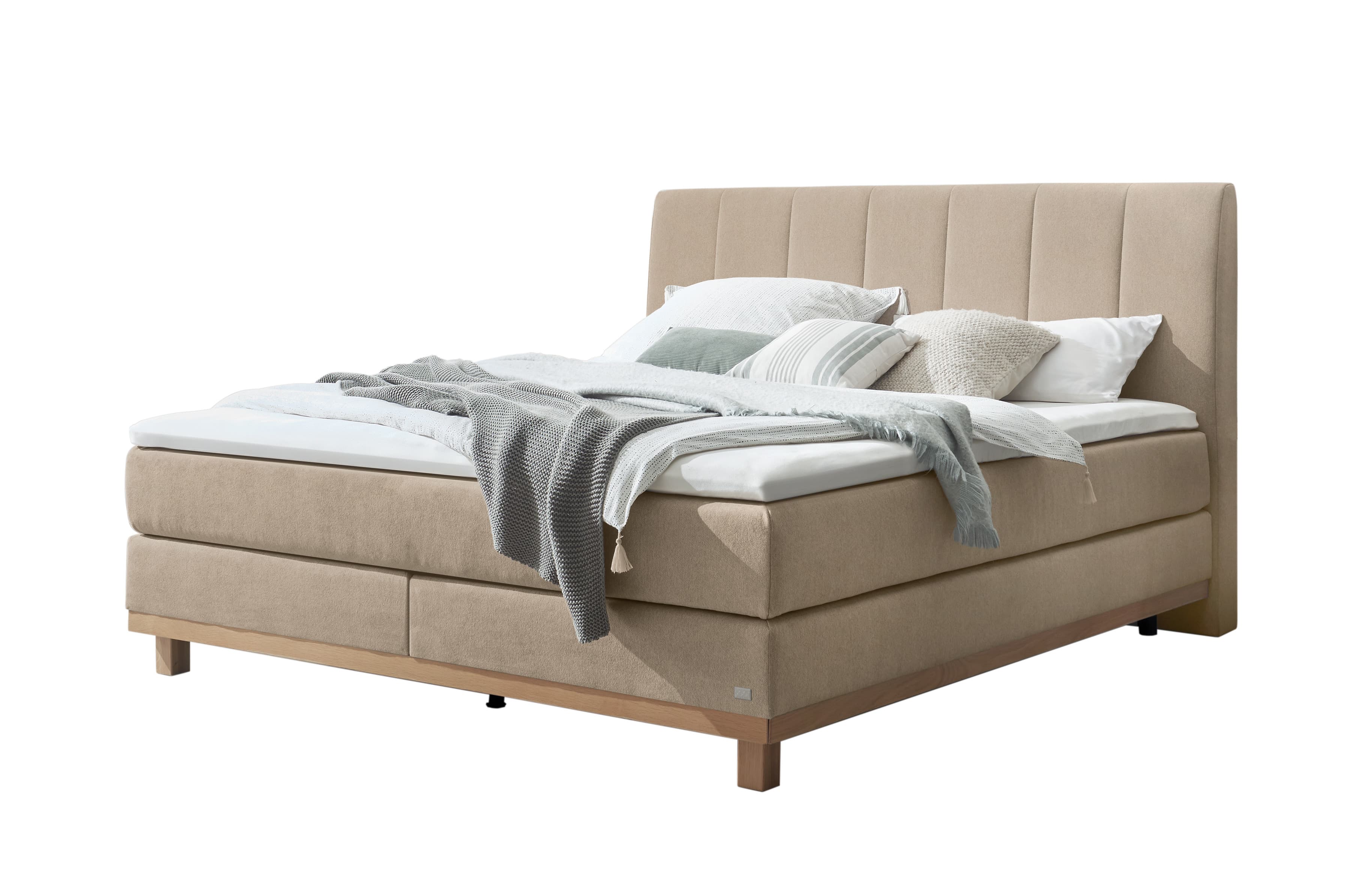 Boxspringbett Estela 140x200 Glamour-Top