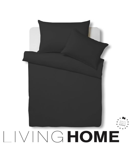 LH-1009-700-Schwarz LivingHome uni Satin Schwarz