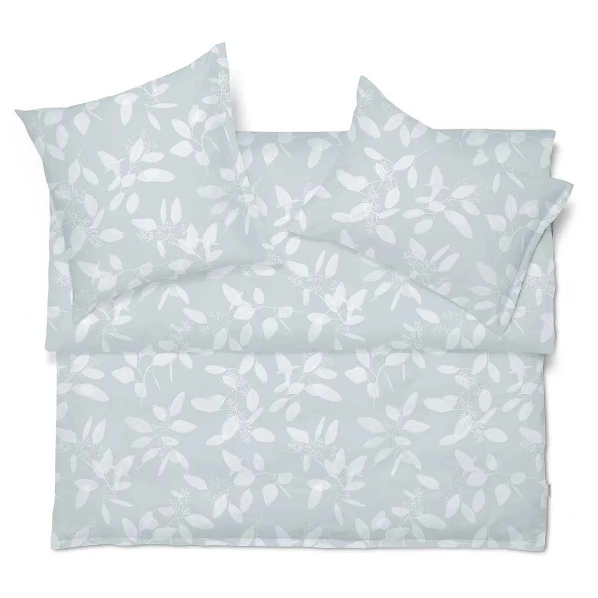 Omeo Gris Satin Bettwäsche